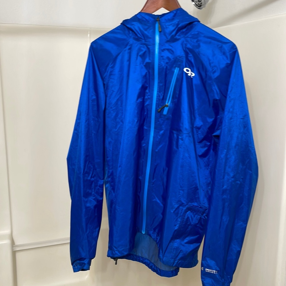 Outdoor Research Mens Light Rain Jacket -  Large